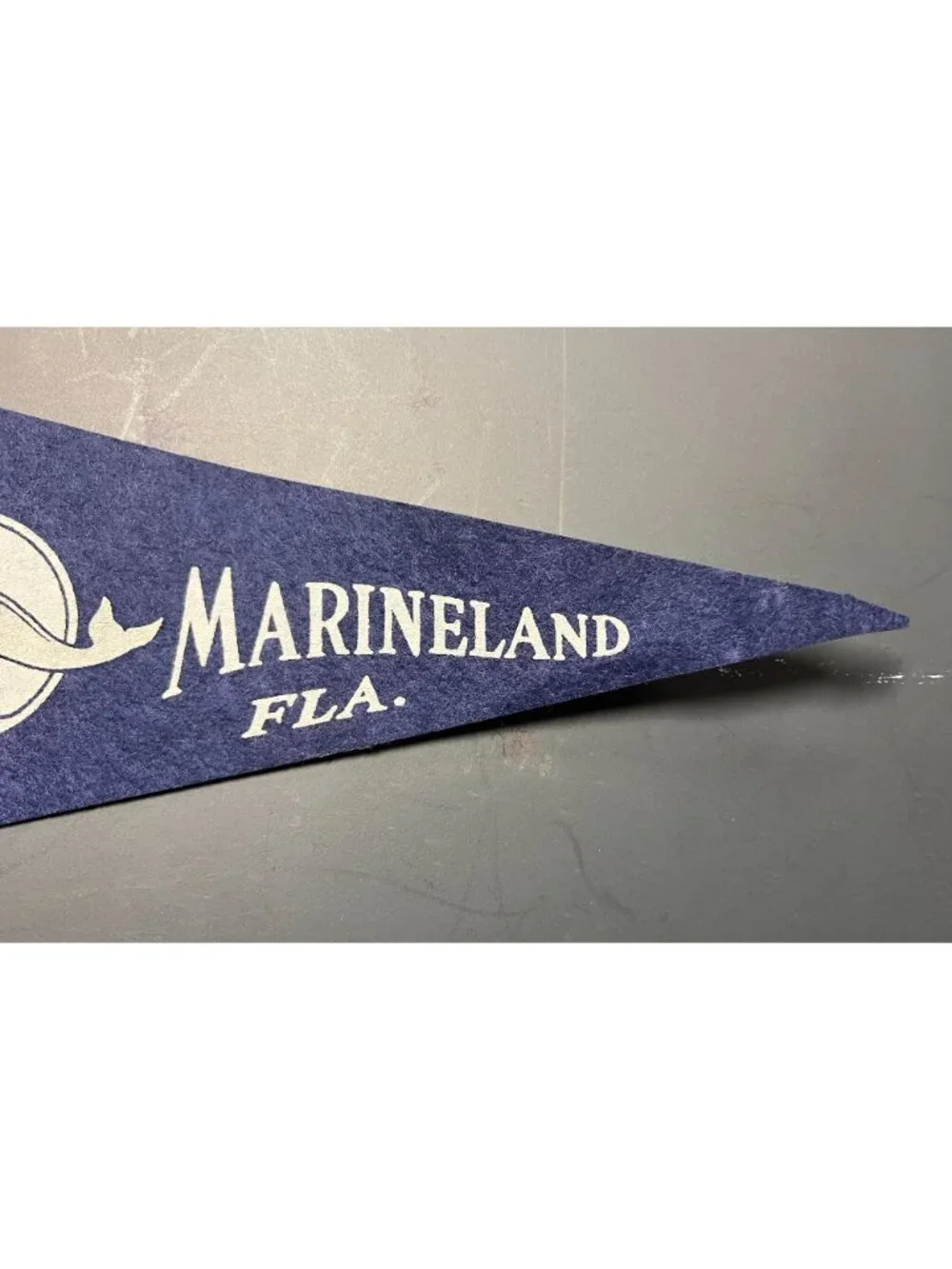Vintage Marineland Florida pennant
